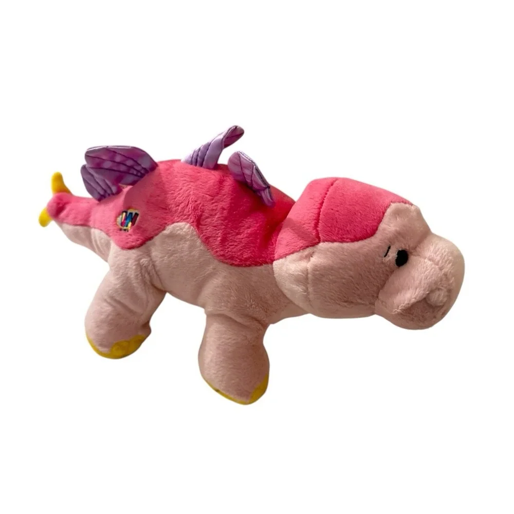 Webkinz Bubblegumasaurus Plush Ganz Pink Dinosaur Stuffed Animal No Code